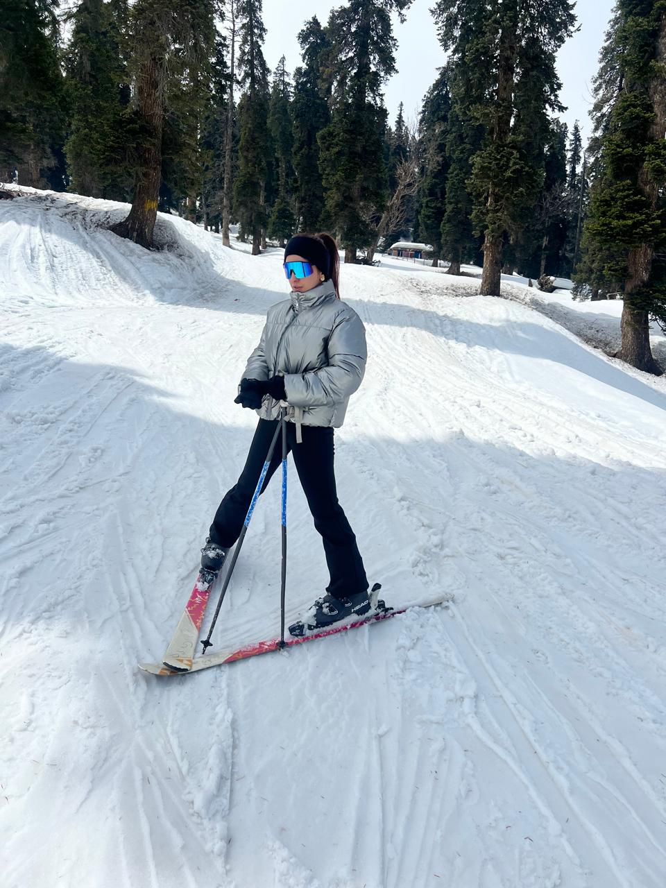 Winter Ski course in gulmarg, ski trail